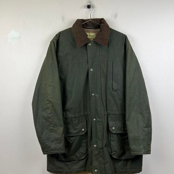 Vintage L.L Bean Barn Wax Jacket Size M - Picture 1 of 7